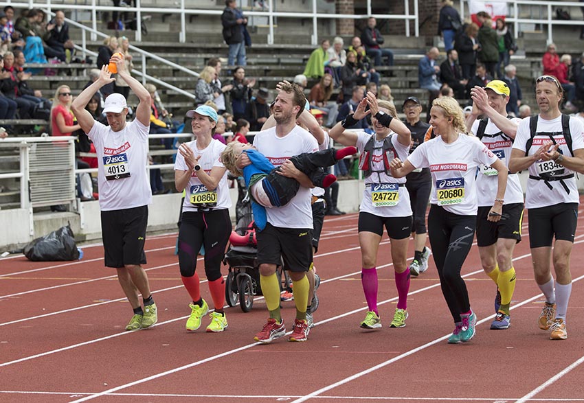 Team Nordmark genomförde Stockholm Marathon